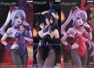 [SS] OVERLORD BiCute Bunnies Figure 　Albedo Black & Shalltear & Shalltear Red　SET　MISB (Mint)